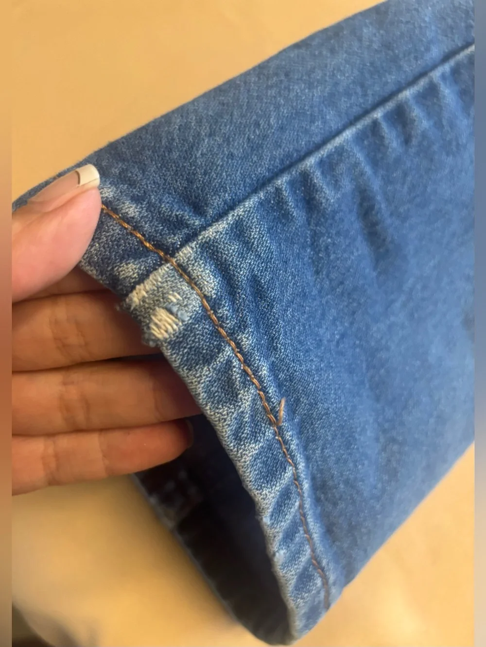 Wrangler 13MWZ Cowboy Cut Straight Leg Jeans Mens 34x34 (Act 33x33) Distressed